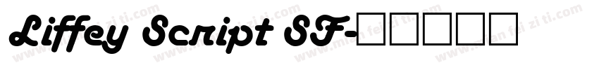 Liffey Script SF字体转换